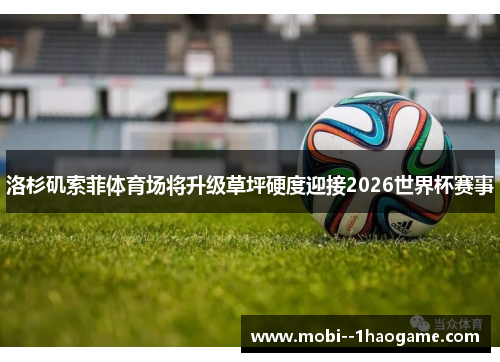 洛杉矶索菲体育场将升级草坪硬度迎接2026世界杯赛事 洛杉矶索菲体育场将升级草坪硬度迎接2026世界杯赛事